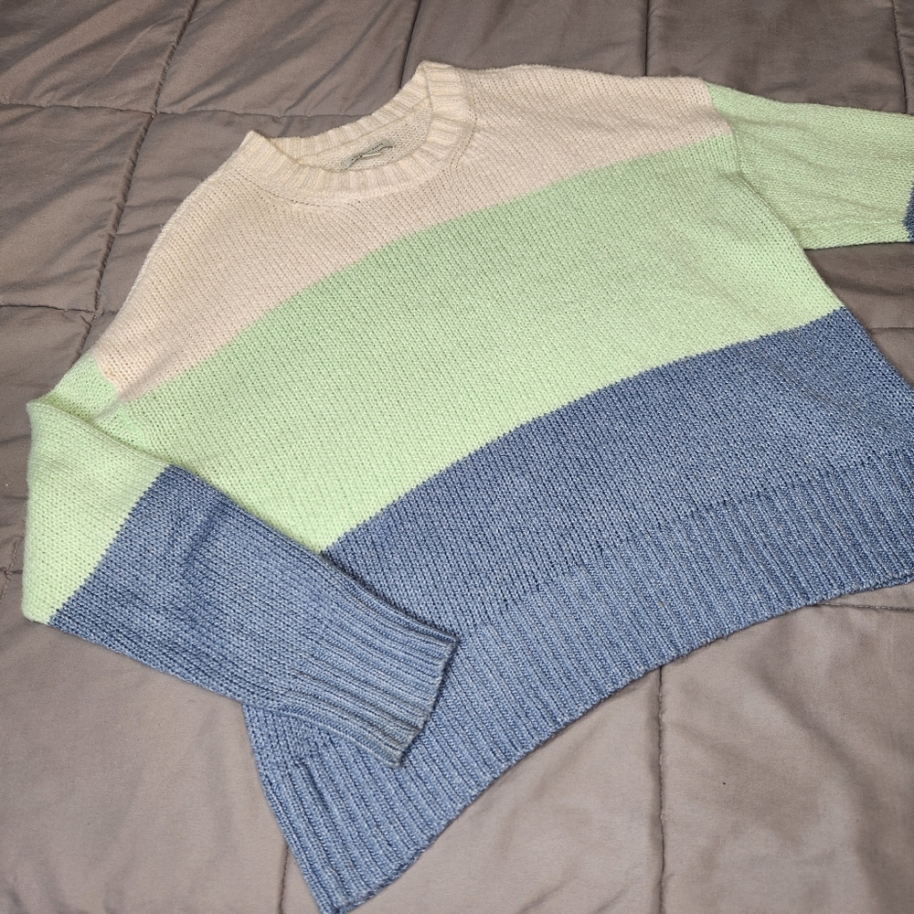 American Eagle Striped Sweater